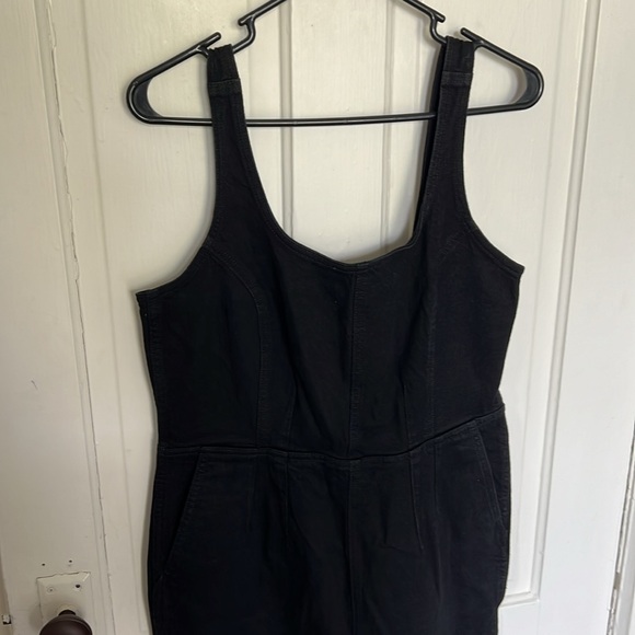 Madewell Denim Flare-Leg Jumpsuit in Bonner Wash - Picture 8 of 16